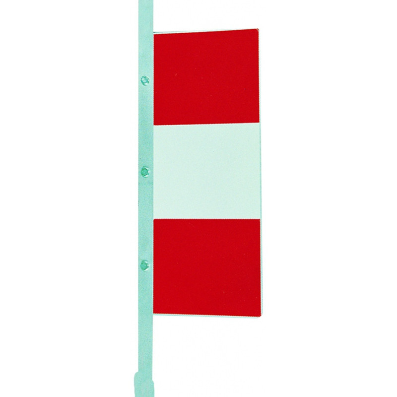 PIQUET DE CHANTIER K5B 2 FACES RETROREFLECHISSANTES CLASSE 1