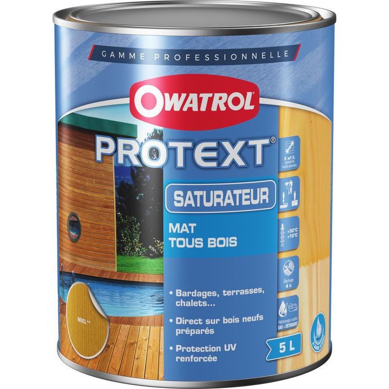 Saturateur PROTEXT Gris vieux bois 5 L