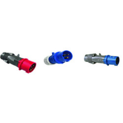 FICHE ELEC CEE 16A ROUGE 4P+T