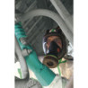 GANTS NITRILE FLOQUE VERT T10-11