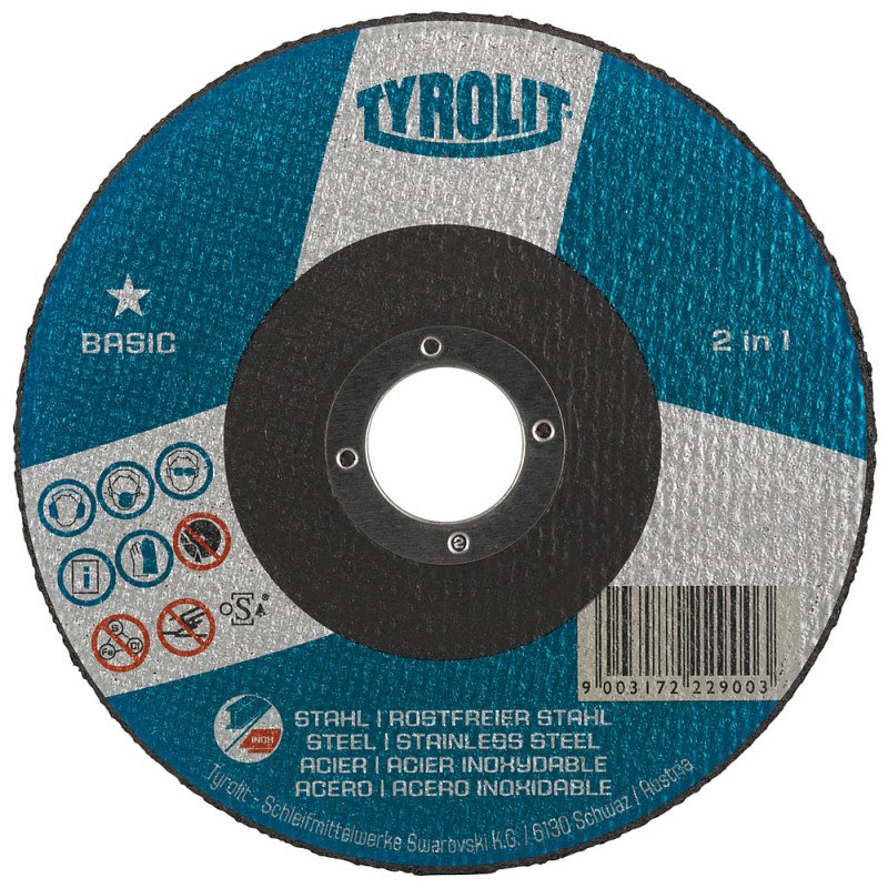 Disque à tronçonner41C 115x2.5x22.23 A30Q-BF