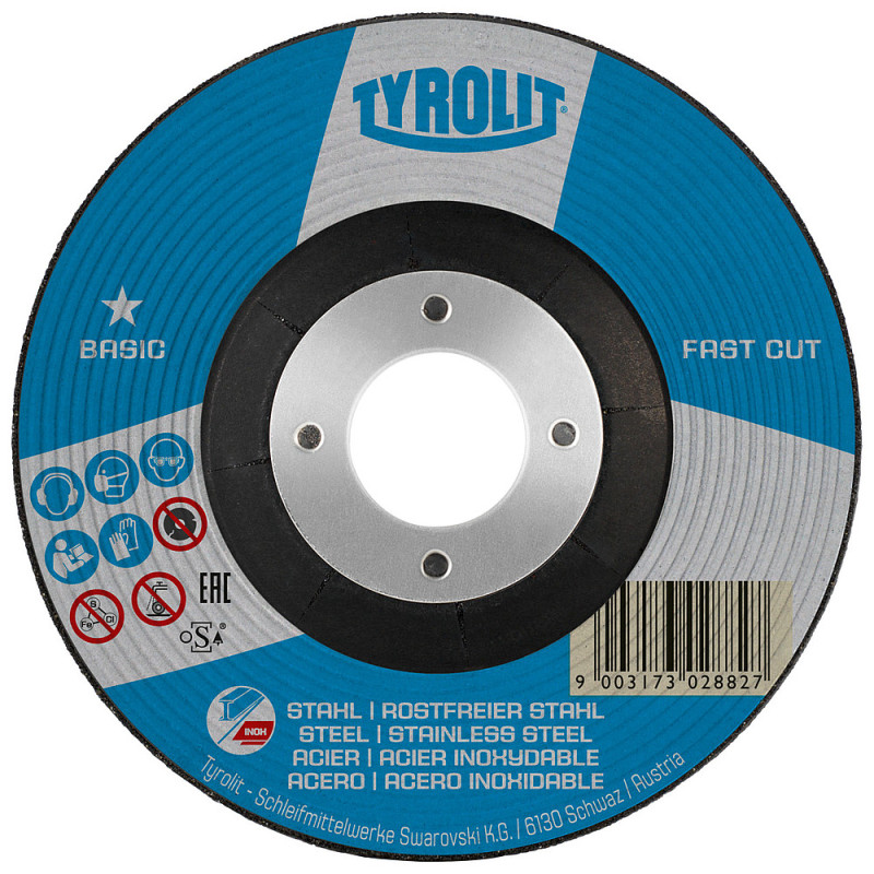 Disque à ébarber27C 115x6x22.23 A30P-BFB