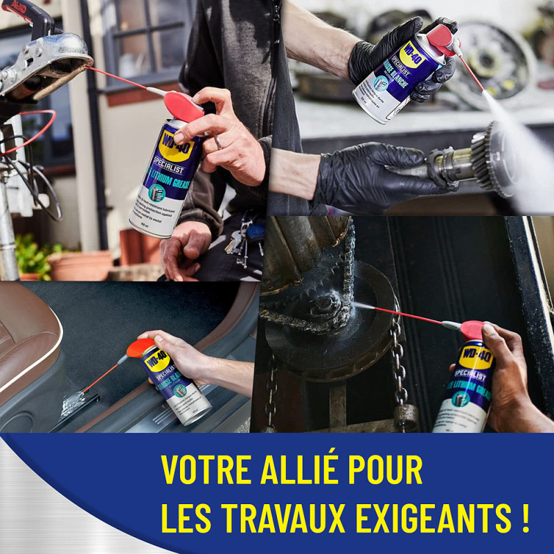 WD40 SPECIALIST GRAISSE BLANCHE 400ML