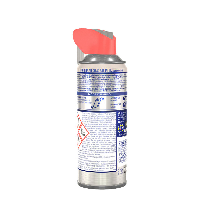 WD40 SPECIALIST LUBRIFIANT SEC PTFE 400ML