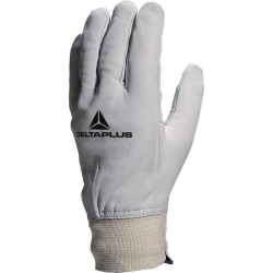 GANTS CUIR PLEINE FLEUR BOVIN POIGNEE COTELE GFBLE T10