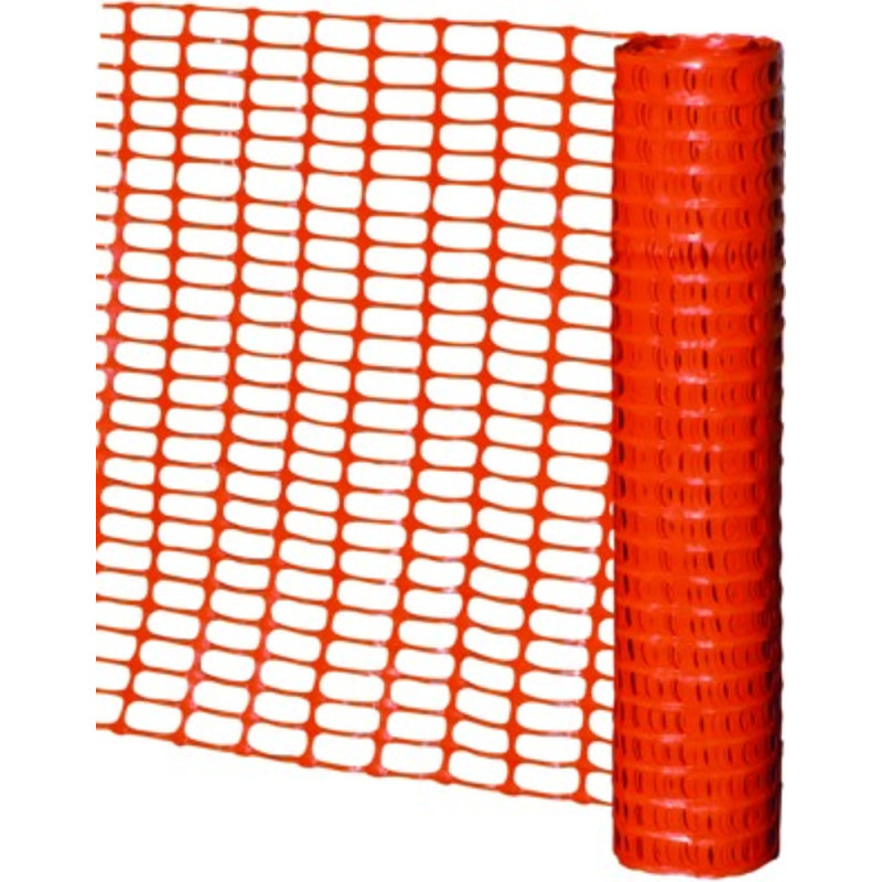 BARRIERE DE SIGNALISATION PLASTIQUE ORANGE 1MX50ML