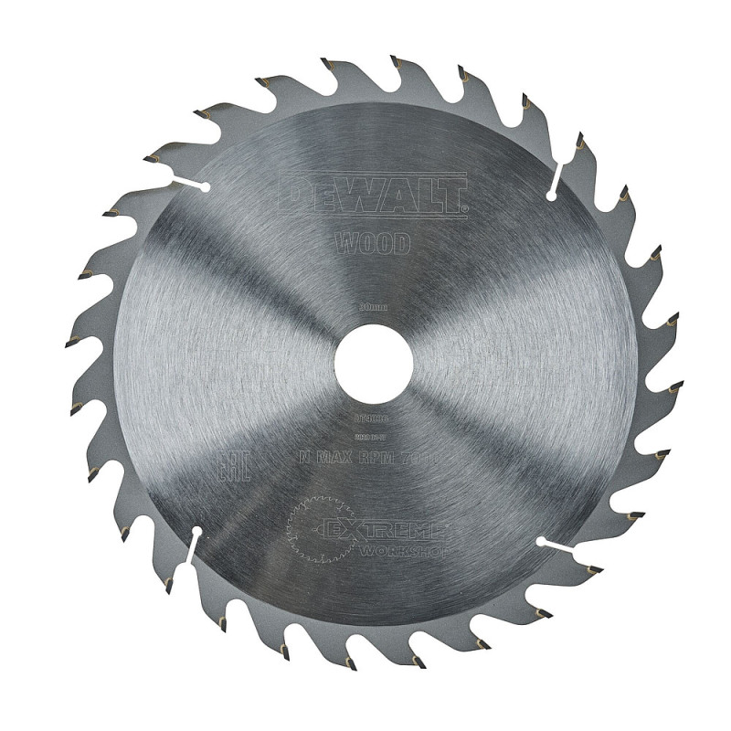 Lame de scie circulaire 235x30 mm. 28 dents. ATB-tronçonnage. angle d'attaque 25