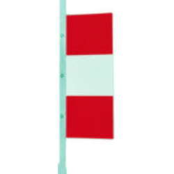 PIQUET DE CHANTIER K5B 1 FACE RETROREFLECHISSANTE CLASSE 2