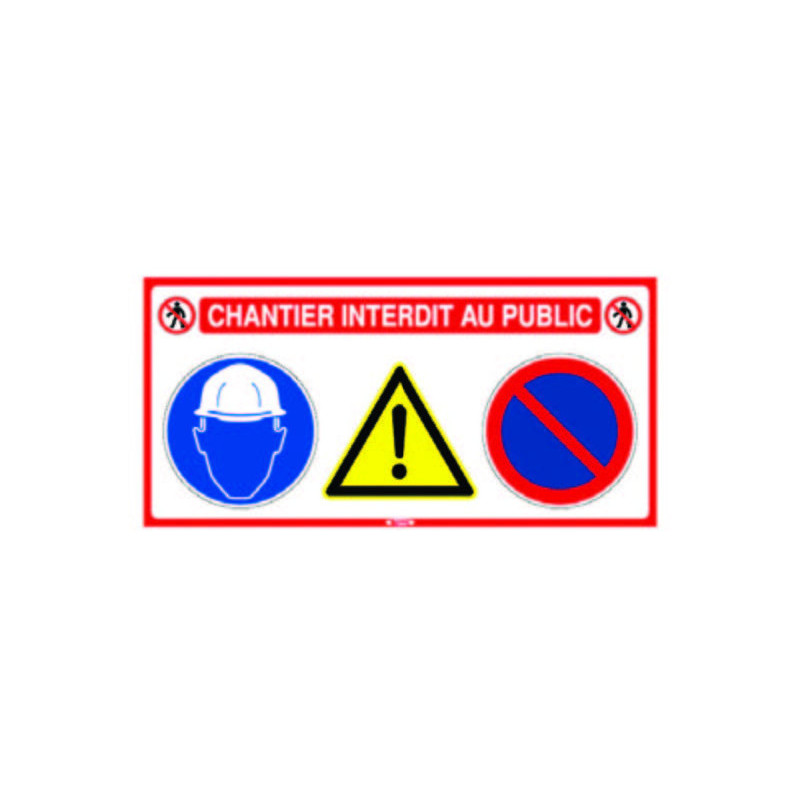 PANNEAU DE CHANTIER 4 EN 1 800X400MM