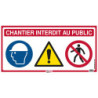 PANNEAU DE CHANTIER 4 EN 1 800X400MM