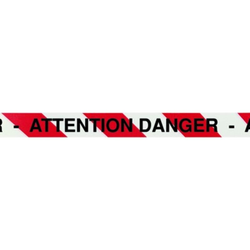 RUBAN ATTENTION DANGER 500MX75MM