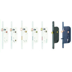 SERRURE ENCASTREE AXE 40 SANS CYLINDRE 4130 NOIR