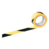 RUBAN ADHESIF NOIR-JAUNE 66MX50MM