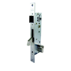 SERRURE POUR MENUISERIE METAL CROCHET TOMB SANS CYLINDRE 85-20