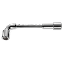 Clé à pipe 6x6 pans série 75 débouchée forgée 17 mm - profil OGV® - FACOM 75.17