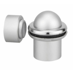 BUTEE DE PORTE MAGNETIQUE D30 H50 ALU ARGENT