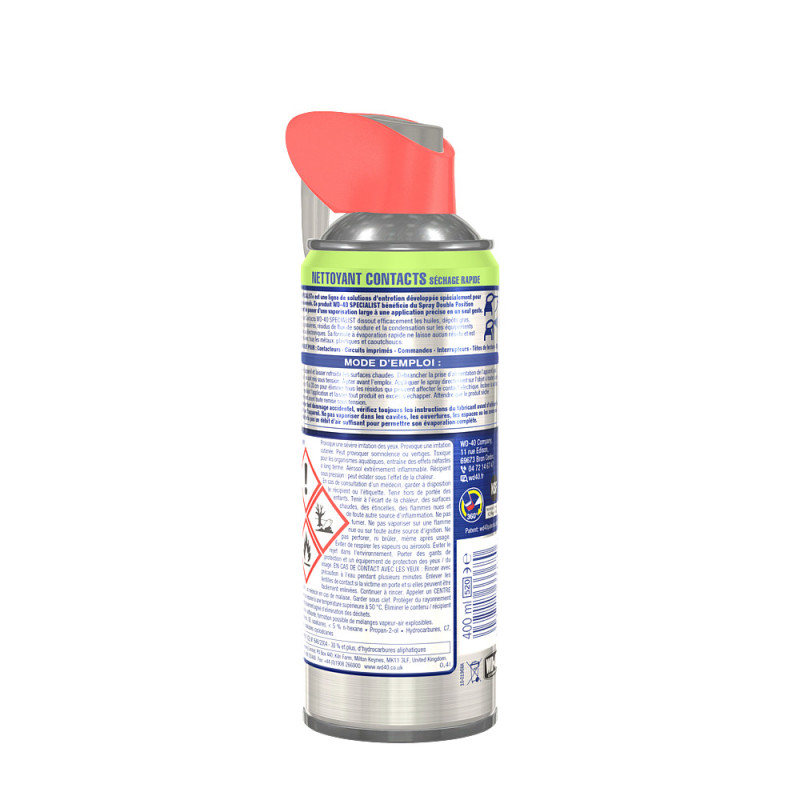 WD40 SPECIALIST NETTOYANT CONTACT 400ML