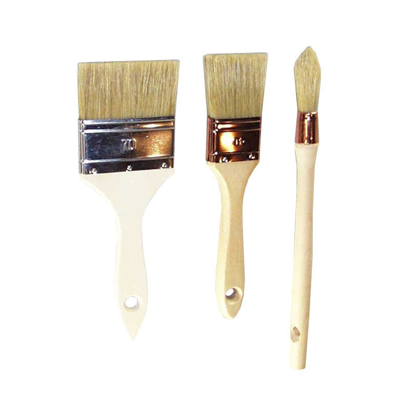 LOT DE 3 PINCEAUX PRO TRADITIONNELLES