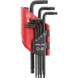 Jeu de 7 clés mâles TORX-Resistorx sur étui - FACOM 89SR.J7PB