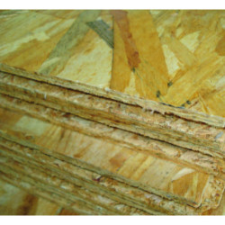 PANNEAU OSB3 STANDARD PROVENANCE EUROPE 250X125MM EPAISSEUR 09MM