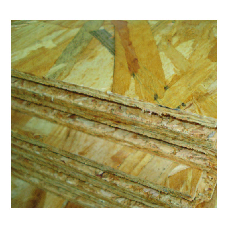 PANNEAU OSB3 STANDARD PROVENANCE EUROPE 250X125MM EPAISSEUR 09MM