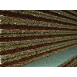 DALLE DE PARTICULES BOIS HYDROFUGE CERTIFICAT CTBH 2.05X0.925M EPAISSEUR 22MM