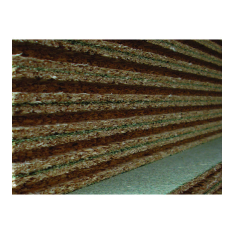 DALLE DE PARTICULES BOIS HYDROFUGE CERTIFICAT CTBH 2.05X0.925M EPAISSEUR 22MM