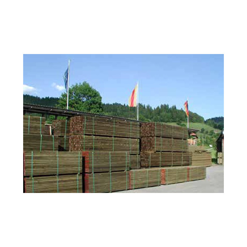 SCIAGE PIN SYLVESTRE SECTION 45X145MM LONGUEUR 4.20M RABOTE TRAITE CLASSE 4