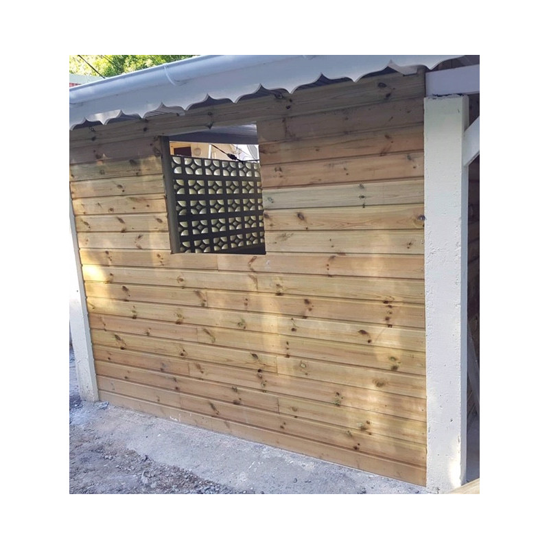 LAME DE BARDAGE CLIN PROFIL VICTORIA 21X145MM LONGUEUR 3.30M TRAITE CLASSE 4