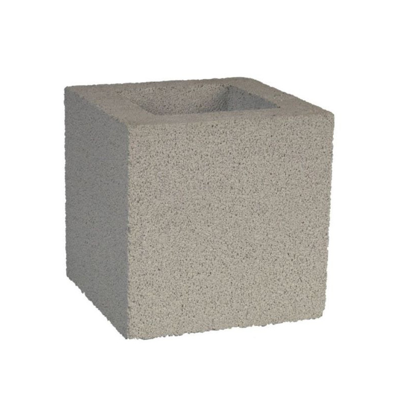 BLOC US 20X20X20 POTEAU LISSE