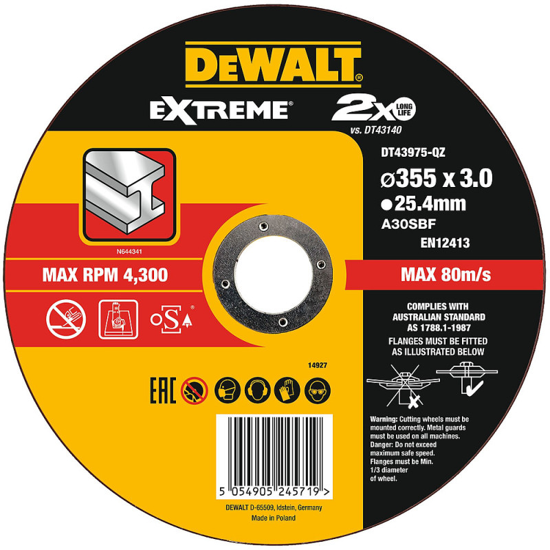 DISQUE METAL 355X3X25.4