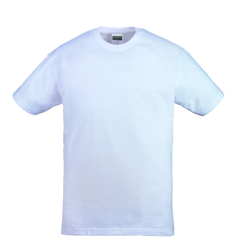 T-shirt HIKE 190g-m2 100 coton. blanc. L