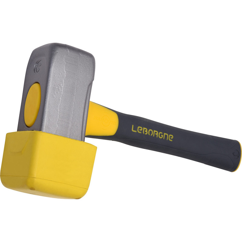 MASSETTE PAVEUR 3 KG + EMBOUT CAOUTCHOUC NANOVIB 31 CM
