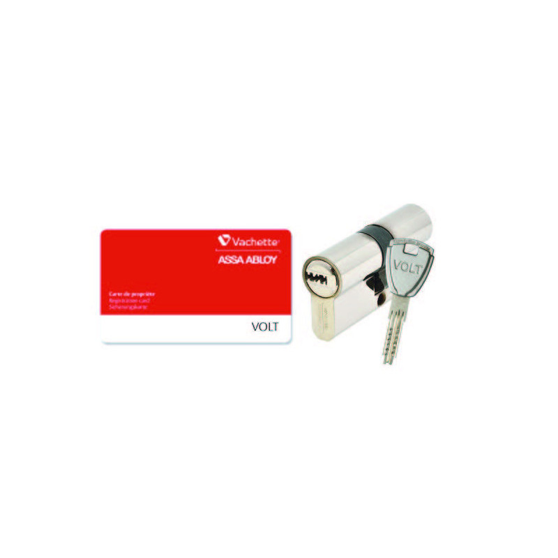 CYLINDRE PROFIL EUROPEEN HAUTE SURETE 30X40 VOLT SYNCH 3 CLES