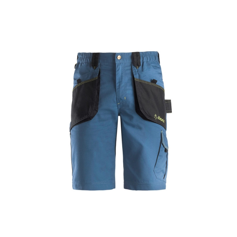 SHORT SLICK L BLEU-NOIR