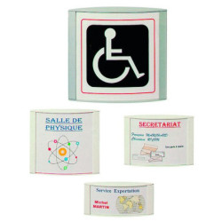 SIGNALETIQUE PILOT A6-50  ARGENT
