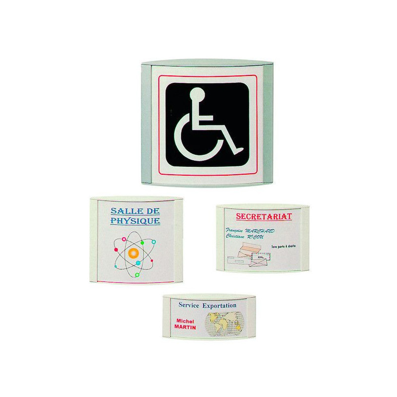 SIGNALETIQUE PILOT A6-50  ARGENT