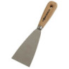 COUTEAU PEINTRE INOX 4 CM MANCHE BOIS