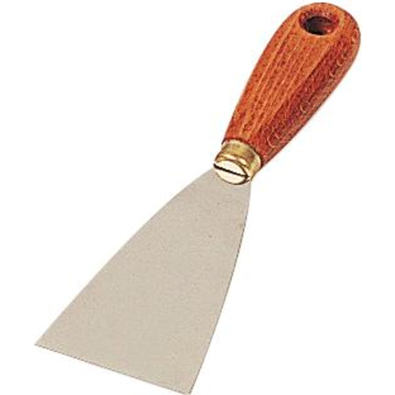 COUTEAU PEINTRE INOX 6 CM MANCHE BOIS