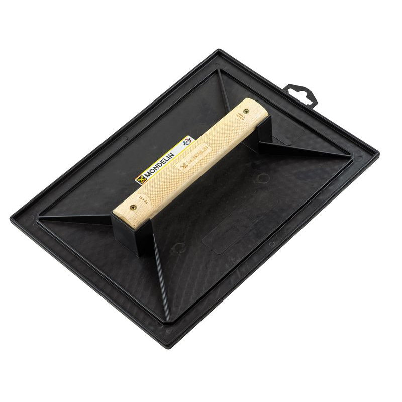 TALOCHE RECTANGULAIRE 26X35 NOIR POIGNEE BOIS