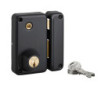 SERRURE APPLIQUE V130 DROITE POUSSANT AVEC CYLINDRE22 A FOUILLOT