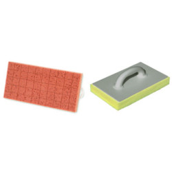 PLATOIR A NETTOYER EPONGE QUADRILLE MONOBLOC 34X17CM