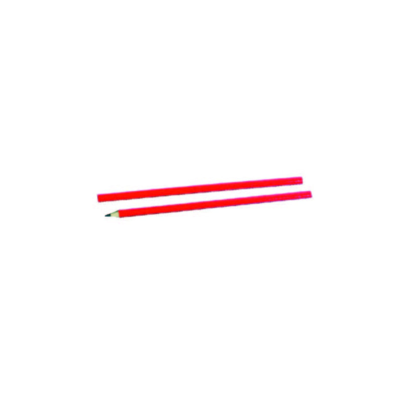 CRAYON DE CHARPENTIER ROUGE 30CM BOITE DE 12