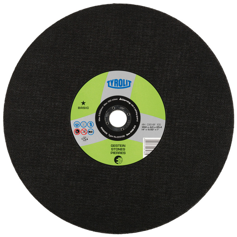 Disque à tronçonner 41CH 350x4x20 C30S-BF 100