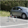 BARRIERE PARKING ACIER GALVA AVEC CADENAS