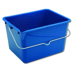 SEAU A PEINTURE RECTANGULAIRE BLEU 13L