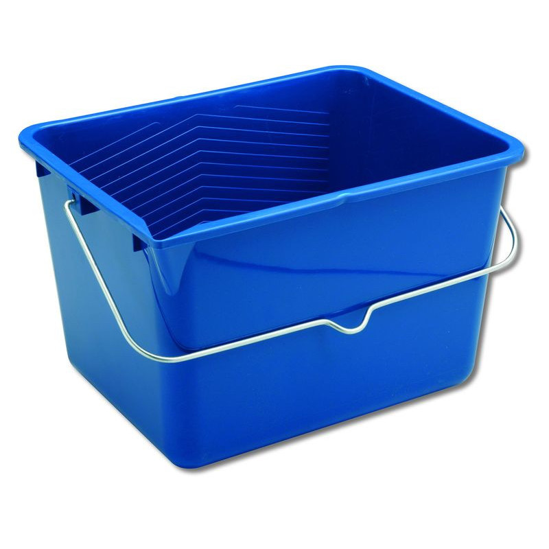 SEAU A PEINTURE RECTANGULAIRE BLEU 13L