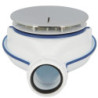 Bonde receveur de douche TURBOFLOW®-XS Magnetech®. Ø 90 mm. sortie Ø 40 mm