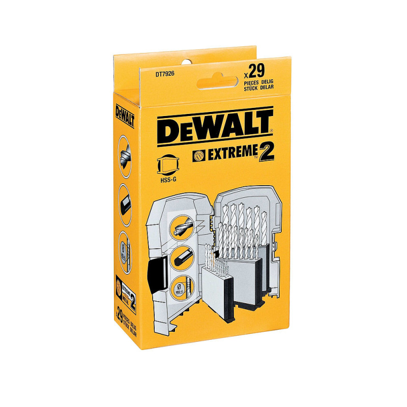 Coffret plastique de 29 forets métal HSS-G Extreme