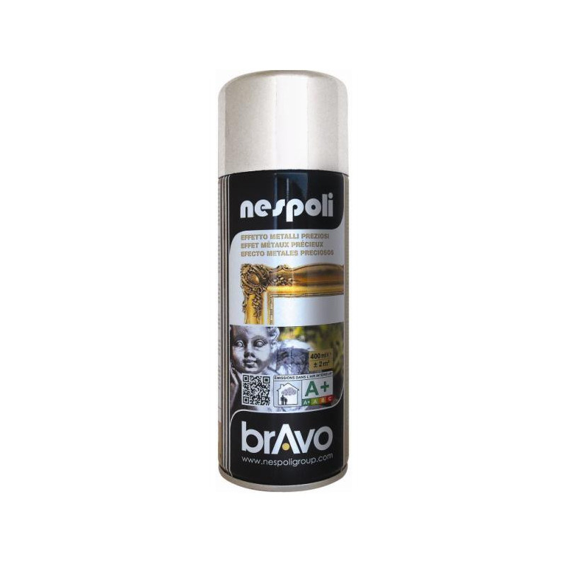 PEINTURE AEROSOL ALKYDE EFFET ARGENT 400ML
